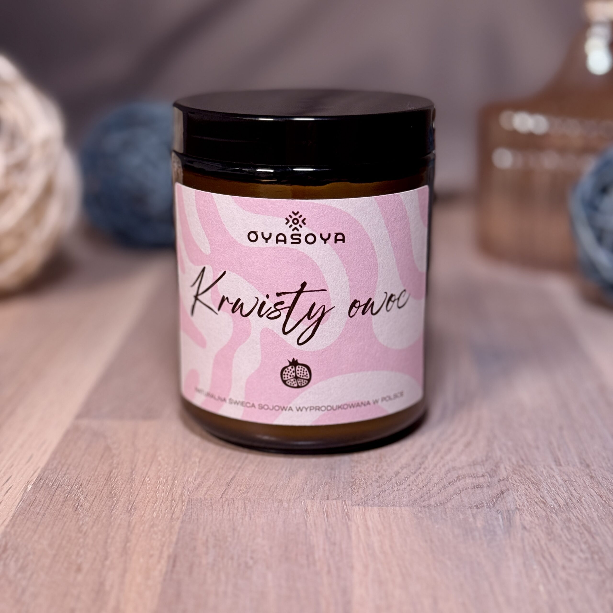 Świeca sojowa Krwisty owoc